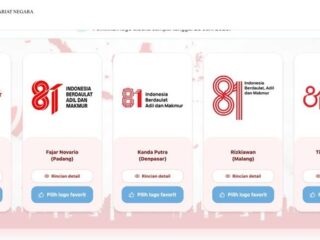 Lima Desain Logo HUT ke-81 RI Masuk Tahap Akhir, Presiden Libatkan Publik dalam Pemilihan